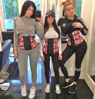 khloe-kourtney-kardashian-waist-training